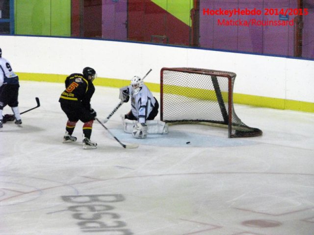 Photo hockey match Besançon - Dammarie-les-Lys le 10/01/2015