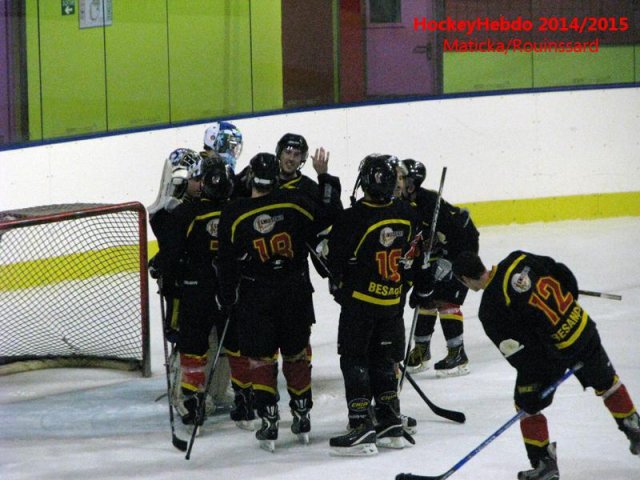 Photo hockey match Besançon - Dammarie-les-Lys le 10/01/2015