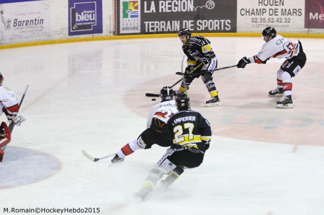 Photo hockey match Rouen - Briançon  le 10/01/2015