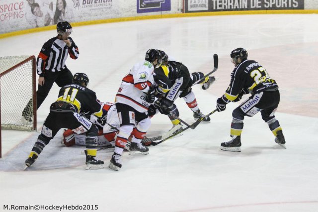 Photo hockey match Rouen - Briançon  le 10/01/2015