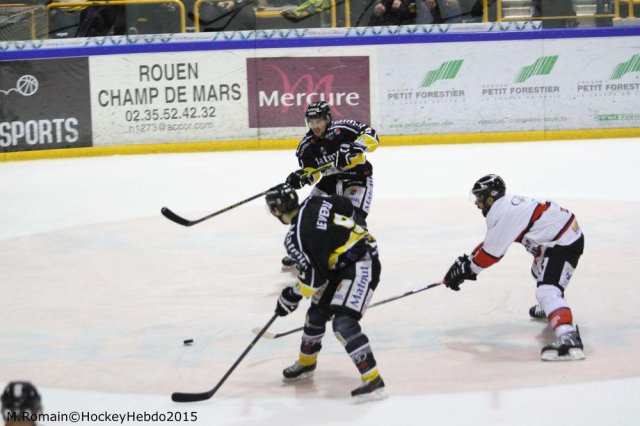 Photo hockey match Rouen - Briançon  le 10/01/2015