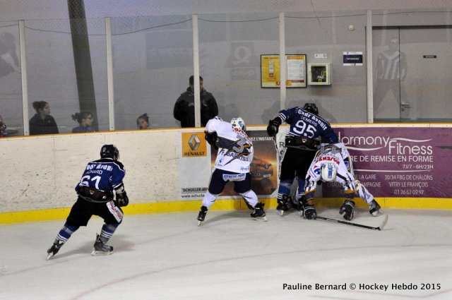 Photo hockey match Reims - Nantes le 10/01/2015