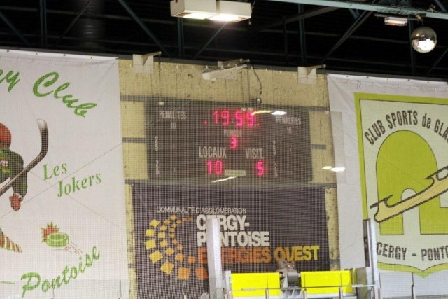 Photo hockey match Cergy-Pontoise - Valence le 03/01/2009