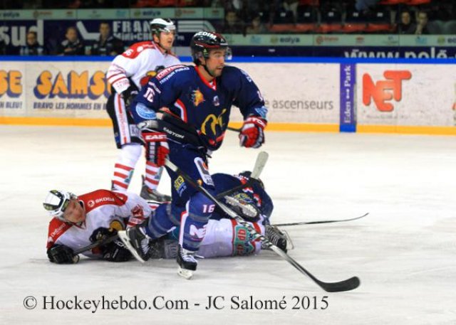 Photo hockey match Grenoble  - Morzine-Avoriaz le 13/01/2015