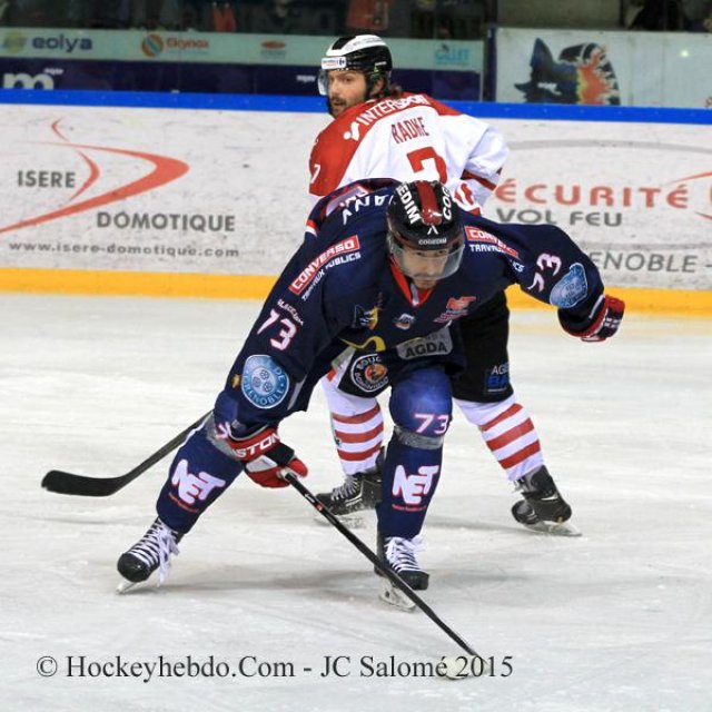 Photo hockey match Grenoble  - Morzine-Avoriaz le 13/01/2015