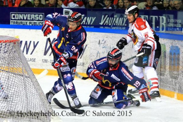 Photo hockey match Grenoble  - Morzine-Avoriaz le 13/01/2015
