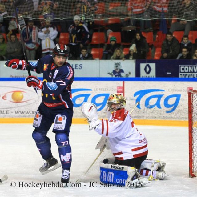 Photo hockey match Grenoble  - Morzine-Avoriaz le 13/01/2015