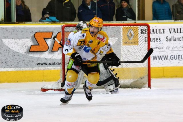 Photo hockey match Chamonix  - Strasbourg  le 13/01/2015