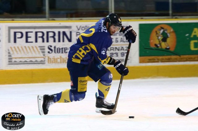 Photo hockey match Chamonix  - Strasbourg  le 13/01/2015