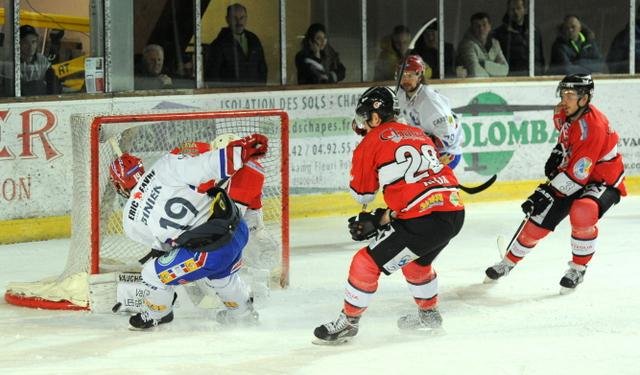Photo hockey match Briançon  - Lyon le 13/01/2015