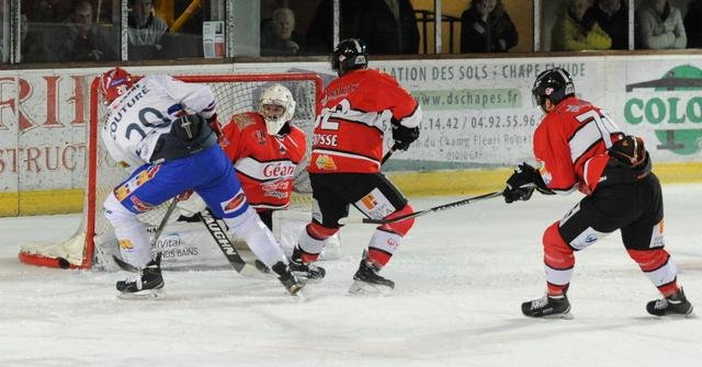Photo hockey match Briançon  - Lyon le 13/01/2015
