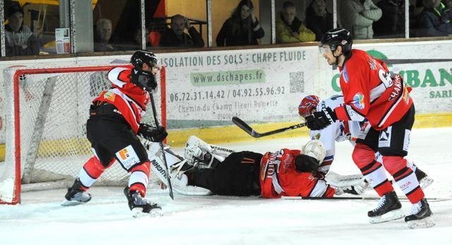 Photo hockey match Briançon  - Lyon le 13/01/2015