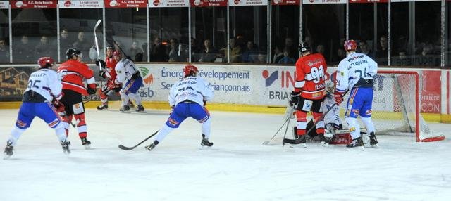 Photo hockey match Briançon  - Lyon le 13/01/2015