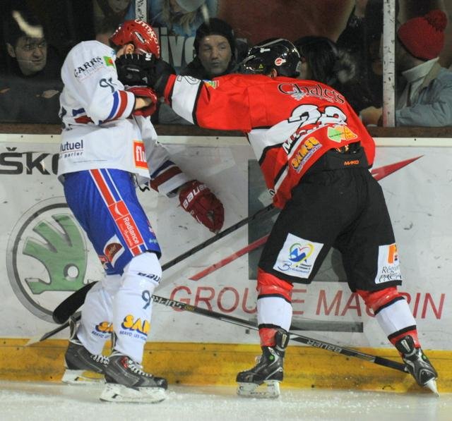 Photo hockey match Briançon  - Lyon le 13/01/2015