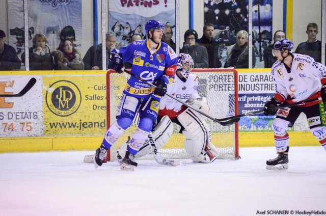 Photo hockey match Dijon  - Caen  le 13/01/2015