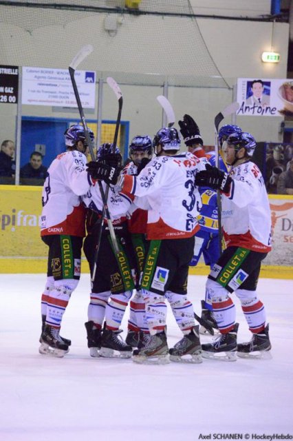 Photo hockey match Dijon  - Caen  le 13/01/2015