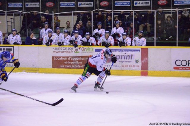 Photo hockey match Dijon  - Caen  le 13/01/2015