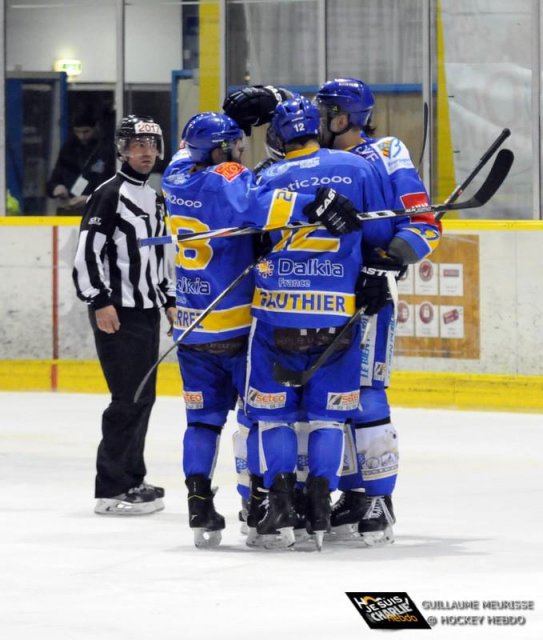 Photo hockey match Dijon  - Caen  le 13/01/2015