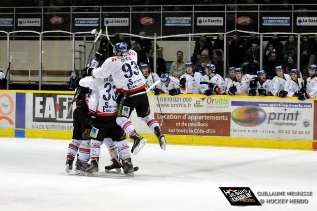 Photo hockey match Dijon  - Caen  le 13/01/2015