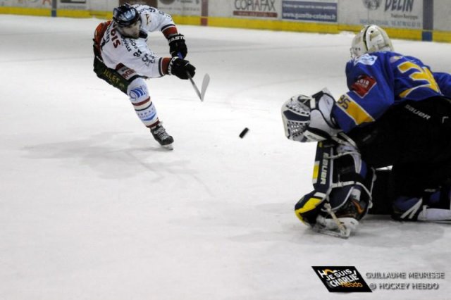 Photo hockey match Dijon  - Caen  le 13/01/2015
