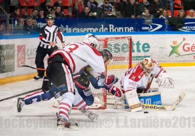 Photo hockey match Grenoble  - Morzine-Avoriaz le 13/01/2015