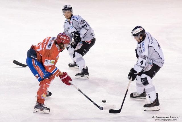Photo hockey match Lyon - Brest  le 16/01/2015
