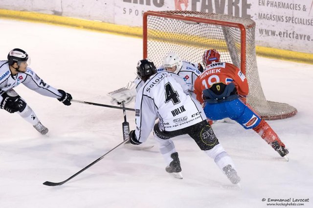 Photo hockey match Lyon - Brest  le 16/01/2015