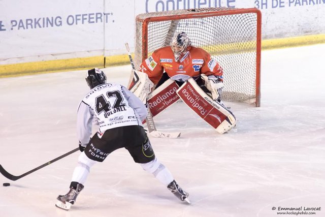 Photo hockey match Lyon - Brest  le 16/01/2015