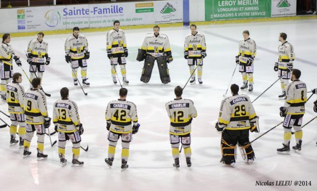 Photo hockey match Amiens  - Rouen le 13/01/2015