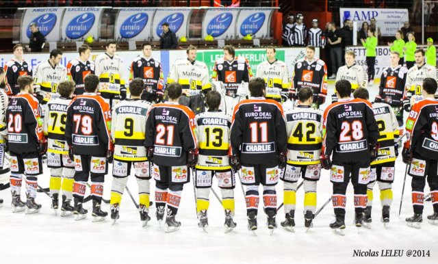 Photo hockey match Amiens  - Rouen le 13/01/2015