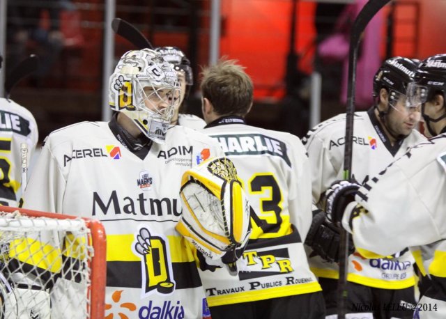 Photo hockey match Amiens  - Rouen le 13/01/2015