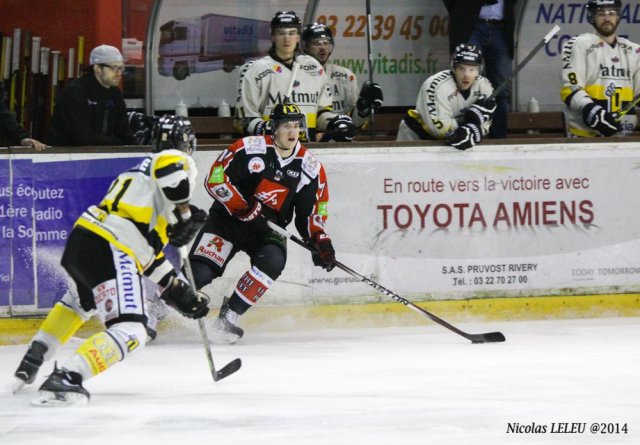 Photo hockey match Amiens  - Rouen le 13/01/2015