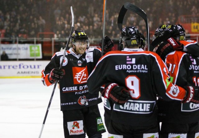 Photo hockey match Amiens  - Rouen le 13/01/2015