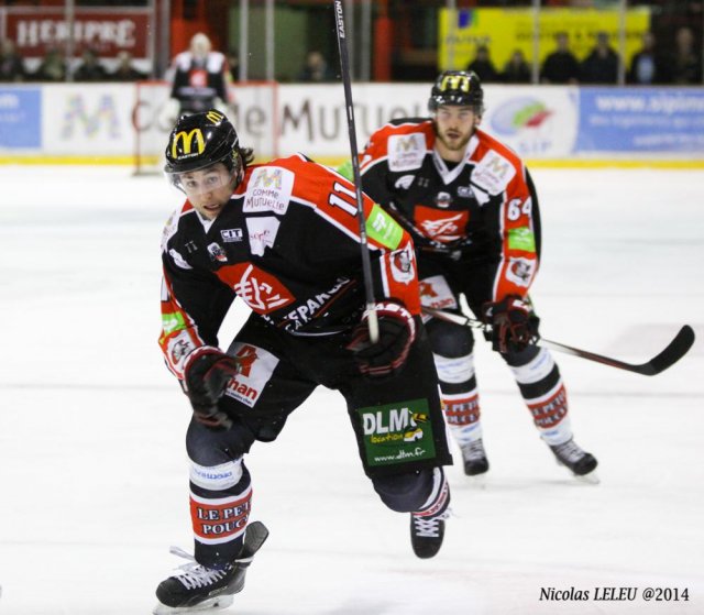 Photo hockey match Amiens  - Rouen le 13/01/2015