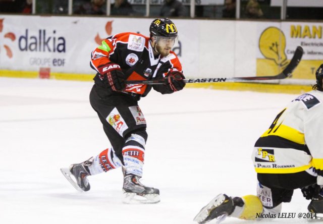 Photo hockey match Amiens  - Rouen le 13/01/2015