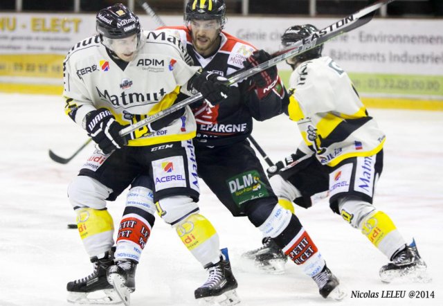 Photo hockey match Amiens  - Rouen le 13/01/2015