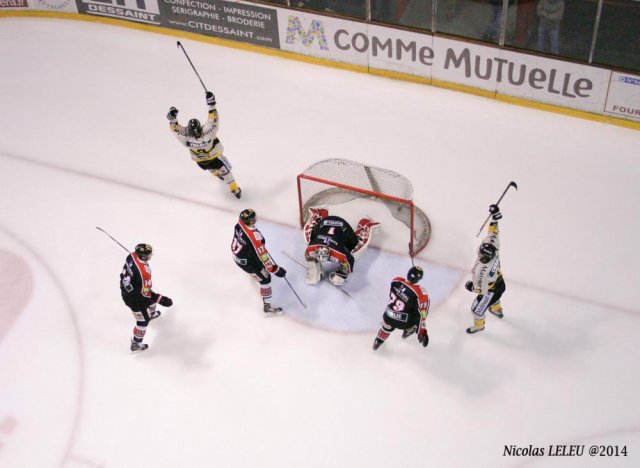 Photo hockey match Amiens  - Rouen le 13/01/2015