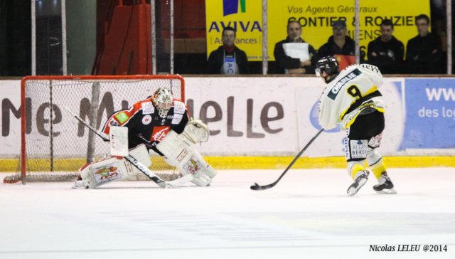 Photo hockey match Amiens  - Rouen le 13/01/2015