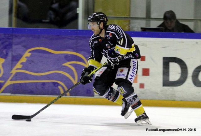 Photo hockey match Rouen - Grenoble  le 17/01/2015