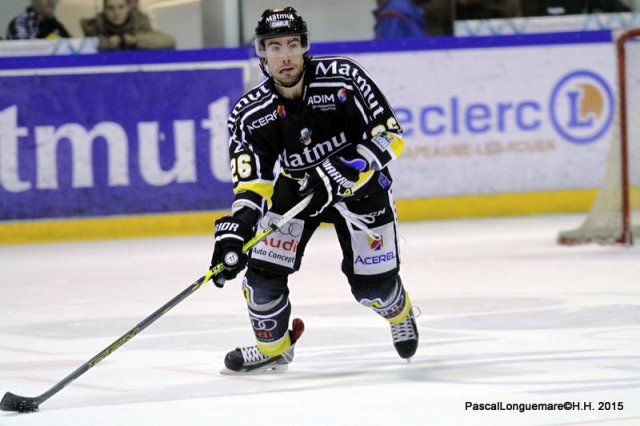 Photo hockey match Rouen - Grenoble  le 17/01/2015