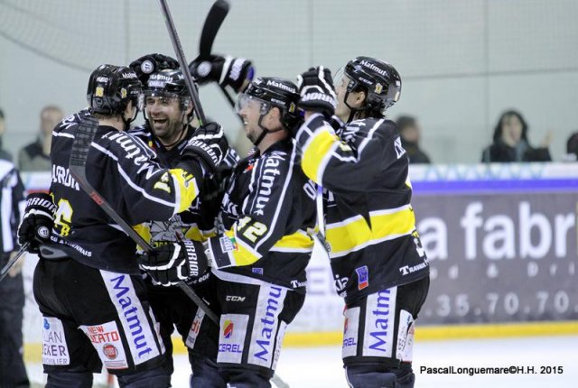 Photo hockey match Rouen - Grenoble  le 17/01/2015