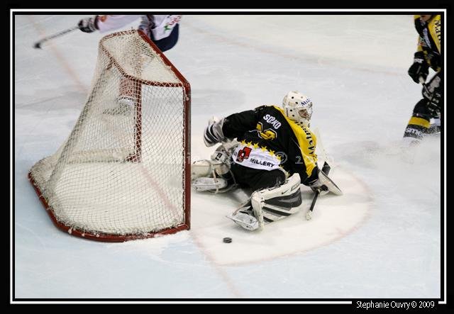 Photo hockey match Rouen - Grenoble  le 06/01/2009