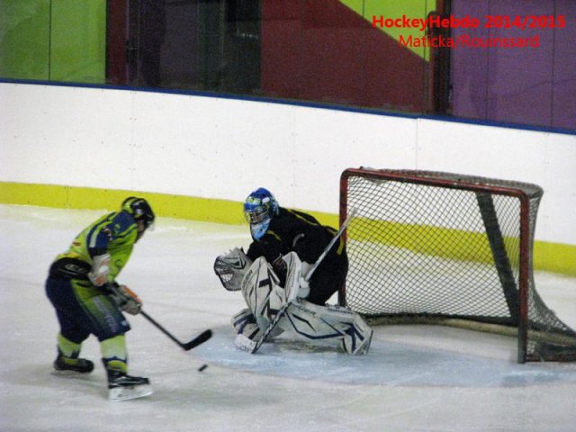 Photo hockey match Besançon - Châlons-en-Champagne le 17/01/2015