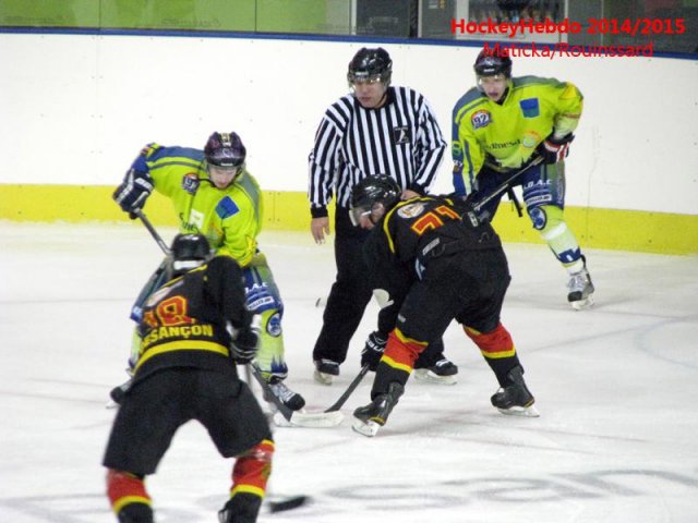 Photo hockey match Besançon - Châlons-en-Champagne le 17/01/2015