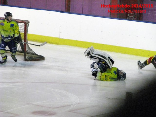 Photo hockey match Besançon - Châlons-en-Champagne le 17/01/2015