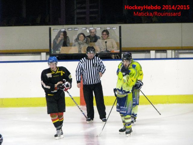 Photo hockey match Besançon - Châlons-en-Champagne le 17/01/2015