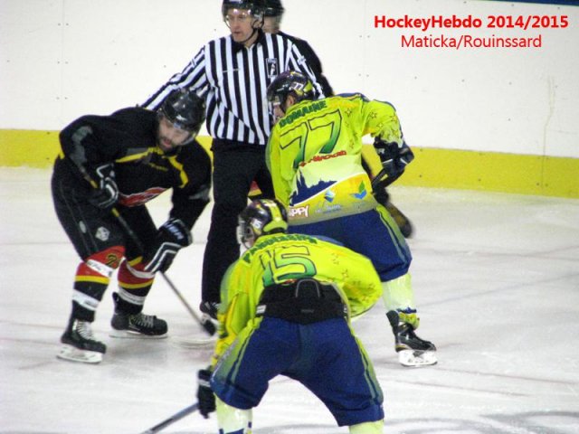 Photo hockey match Besançon - Châlons-en-Champagne le 17/01/2015