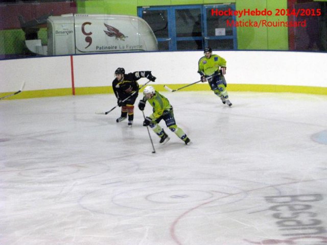 Photo hockey match Besançon - Châlons-en-Champagne le 17/01/2015