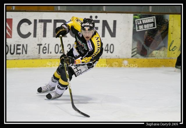 Photo hockey match Rouen - Grenoble  le 06/01/2009