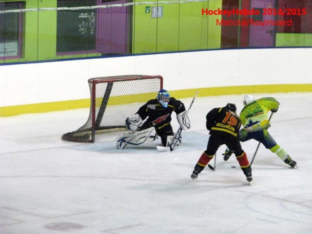 Photo hockey match Besançon - Châlons-en-Champagne le 17/01/2015